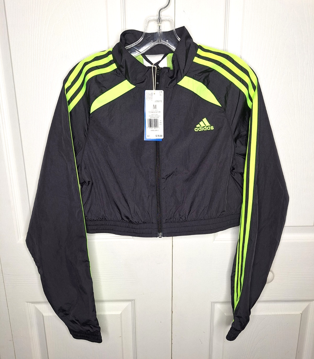 Adidas Teamgeist Adicolor Cropped Track Top JZ8273 Medium